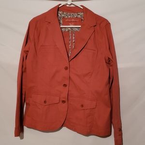 Eddie Bauer blazer in salmon pink